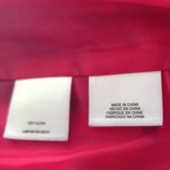 Kasper Women's Blazer Jacket 18W Pink Black Floral Open Front 3/4 Sleeve - Picture 8 of 9